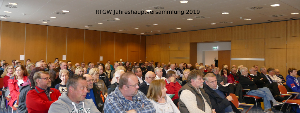 RTGW Jahreshauptversammlung 2019